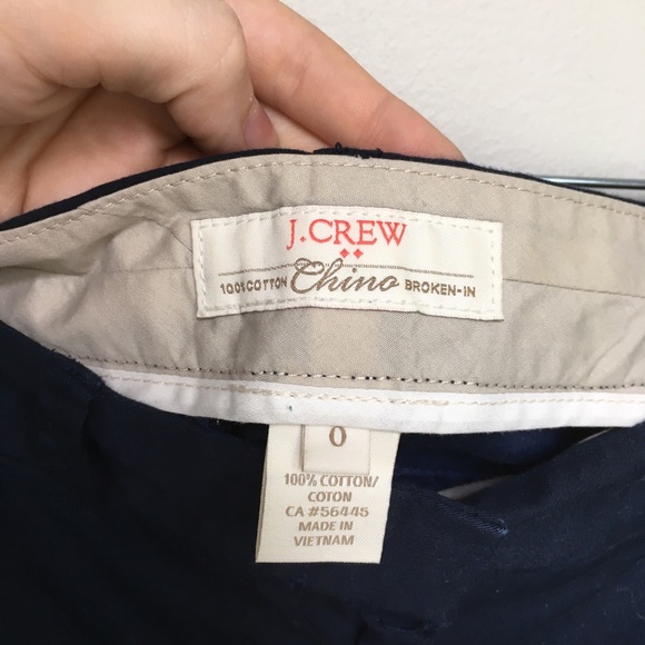 J. Crew ~ Navy chino shorts - Picture 3 of 5
